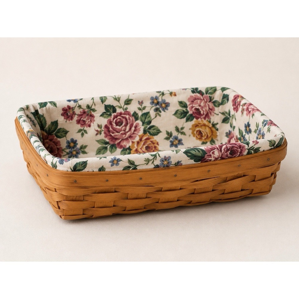 Longaberger Serving Tray Liner Garden Splendor 203541 NEW Liner Only